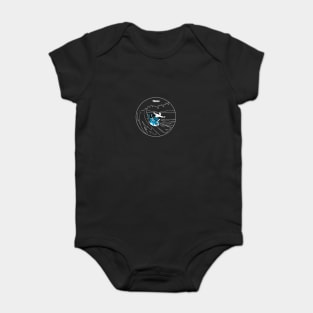 Pinball surfer Baby Bodysuit